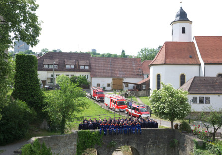 Mitglieder der Freiwilligen Feuerwehr Stuttgart-Hofen
